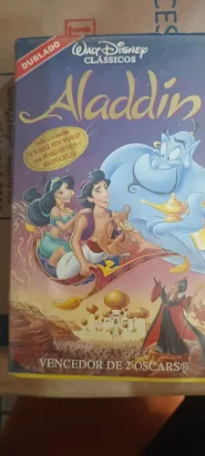 Vhs Aladdin - Dublado - Clássico Disney