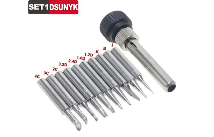 Pontas de ferro de solda conjunto10 pçs bocal de soldagem  Arduino Automação COD-FR78  
