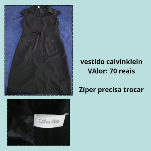 Vestido Calvin Klein Preto