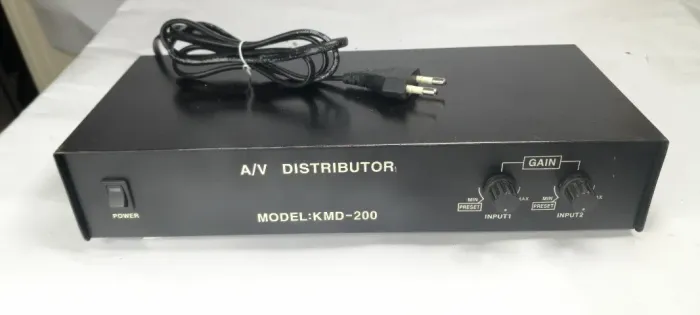 Distribuidor Rca Audio Video Composto 3x18 Splitter Av Porta