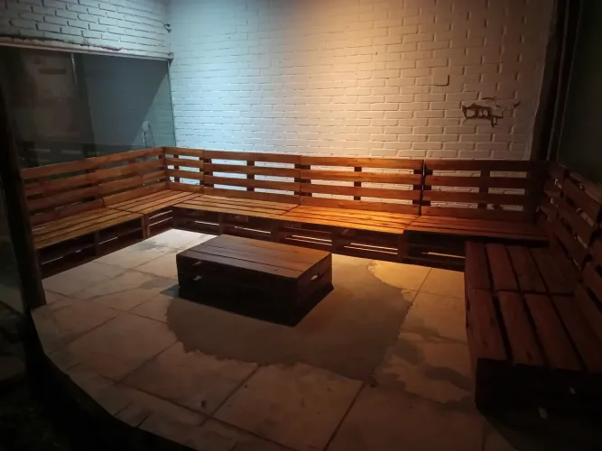 Sofá de Pallet (somente por encomenda)