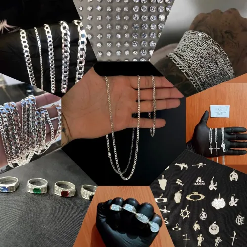 Joias de Prata - Correntes, Anéis e Pingentes , brincos