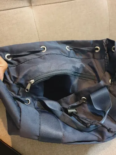 Mochila azul marinho miniso