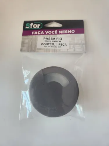 Passa Fio Marrom 59mm Sfor
