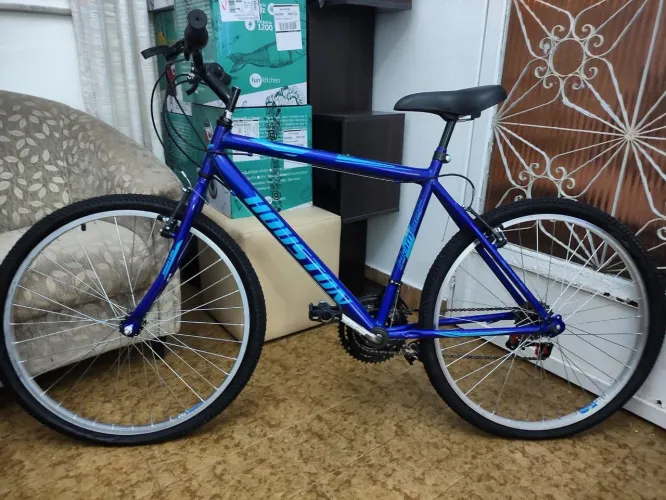 Bicicleta Houston Hammer Aro 26 - 21 marchas Azul nova 