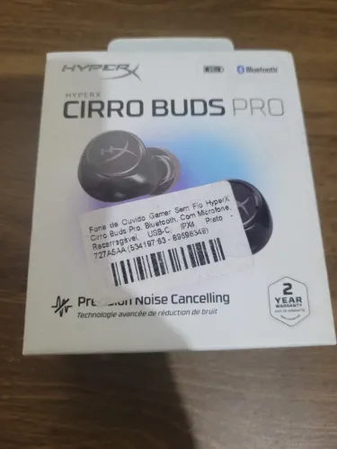 Fone de Ouvido Gamer Sem Fio HyperX Cirro Buds Pro
