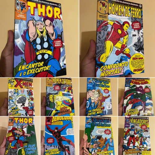 Coleção clássica Marvel 10 volumes, 20 ao 29.