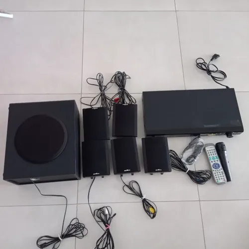 Home Theater 5.1 Completo com Subwoofer