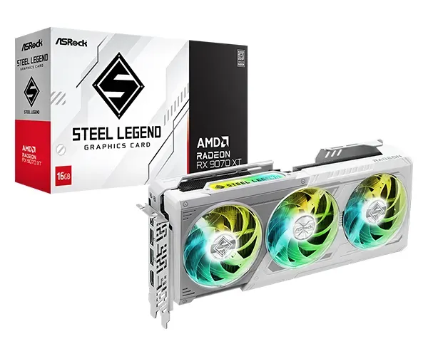 Placa de vídeo RX 9070 XT Steel Legend AsRock aceito trocas
