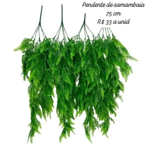 Plantas artificiais decorativas