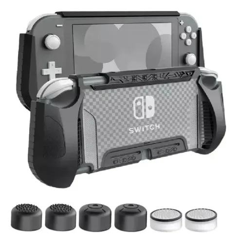 Switch Lite - Capa Ergonômica de Proteção + Grips + Película -  ÚLTIMA UNIDADE 