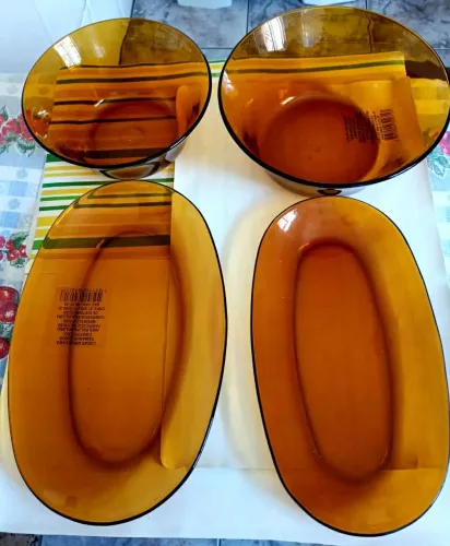 Tigelas e Travessas Duralex 4 peças 