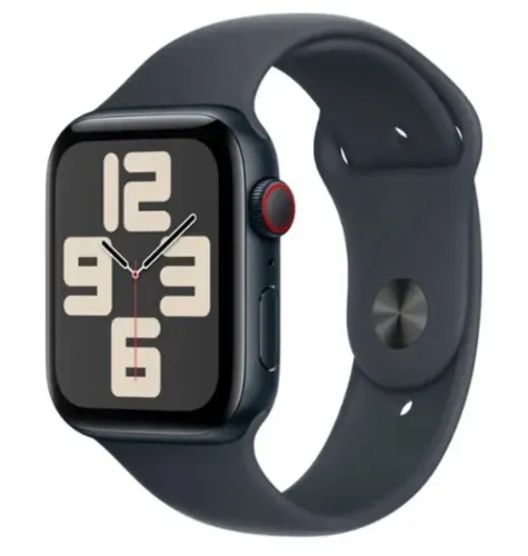 Apple Watch SE 2 geração 44MM GPS + Celular Midnigth Novo lacrado, 1 ano de garantia Apple