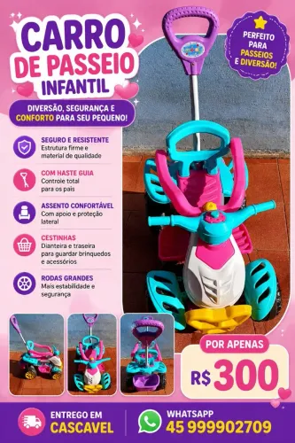 Triciclo infantil