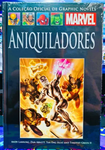 Salvat Capa Preta nº 112 - Os Aniquiladores - (LACRADA) Marvel Quadrinhos Gibi HQs