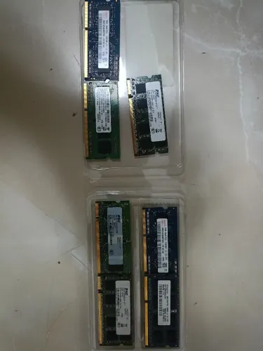 Diversas memórias para notebook 2gb e 4gb de ram Pc2 e Pc3