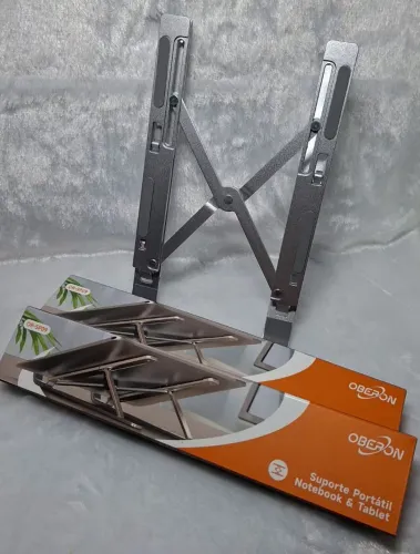 Suporte de notebook em alumínio