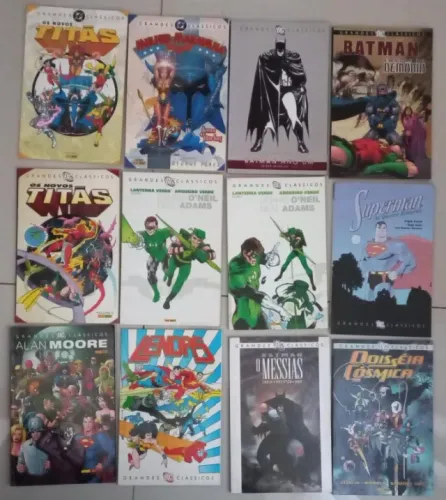 hq grandes clássicos DC completa 12 Edições - EXCELENTES Panini Edição especial 2005 raro