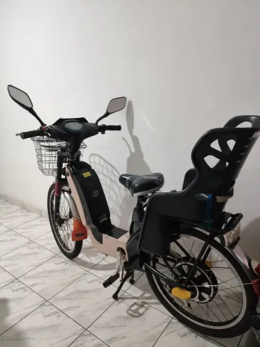 Bicicleta Elétrica Souza 48V - Com Cadeirinha | Precisa Bateria
