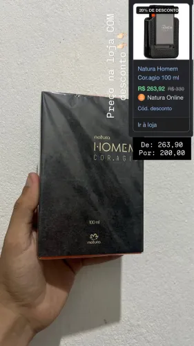 Perfume Natura Homem Cor.agio