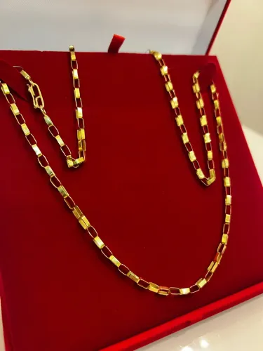 Cordão de ouro 18k, 70 cm, 14,7 g