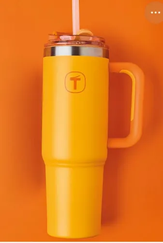 Big t Tupperware 1.1 litros amarelo