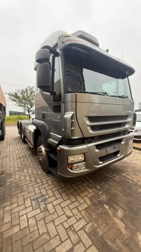 Stralis 440 6x2 automático ano 2014 motor feito completo
