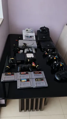 Lote consoles e jogos retro