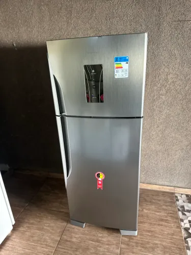 Geladeira inox top