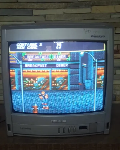 Tv tubo Toshiba 14 polegadas perfeita para games