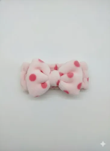Faixa de cabelo em pelúcia 