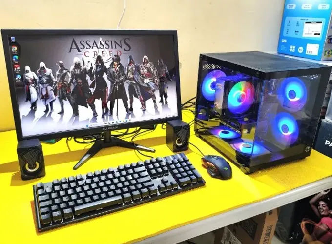 PC Gamer Core i5-10400F Placa de Vídeo RTX 5050 8gb Ssd 1Tb Hd 1Tb 16gb Ram Tela 24 180Hz