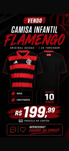 CAMISETA FLAMENGO ORIGINAL ADIDAS