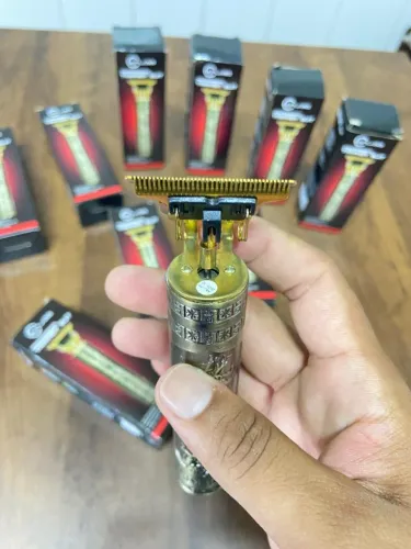 (Novos) Máquina de Cortar Cabelo e Barba Dragão Profissional - Sem Fio