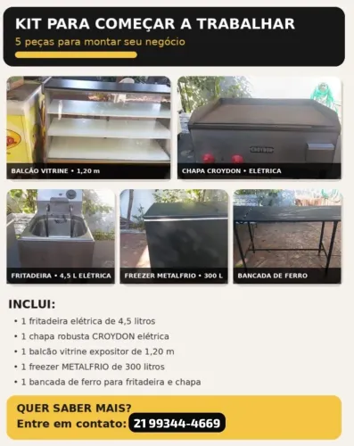 KIT COMPLETO PARA SEU COMÉRCIO 