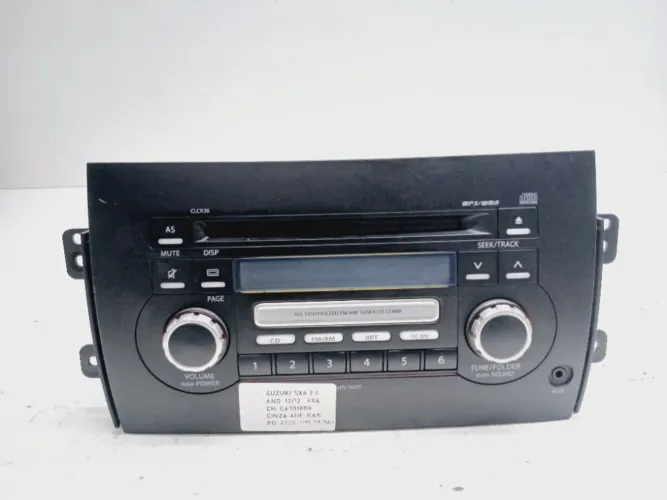 Radio Cd Player Suzuki Sx4 2.0 2011 2012 3910154l40czt