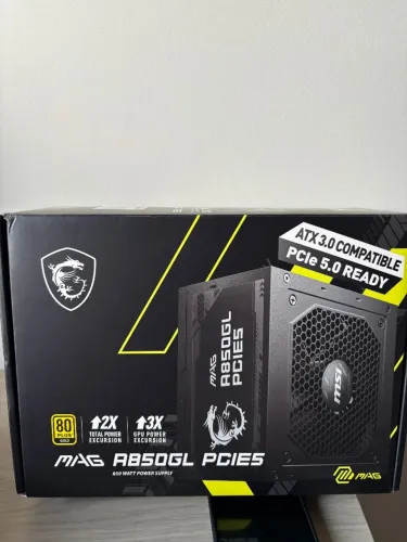 Fonte/PSU - MSI MAG A850GL PCIE5 850W 