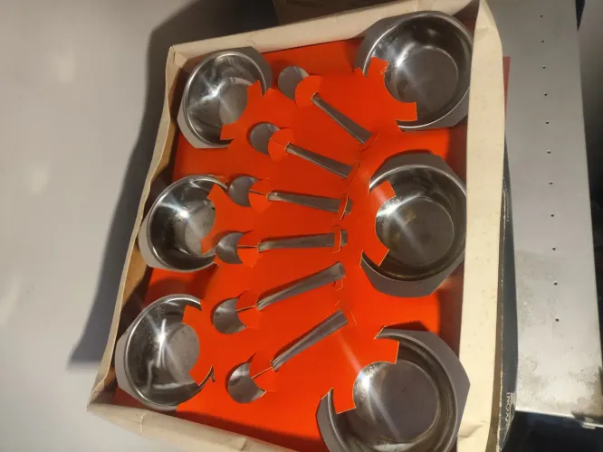 Jogo Conjunto de Sobremesa Aço Inox 12 Peças Inoxnobre - Na Caixa