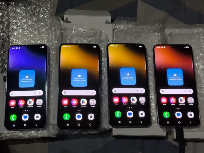 Samsung s22 5g 4 unidades funciona 100% sem detalhes