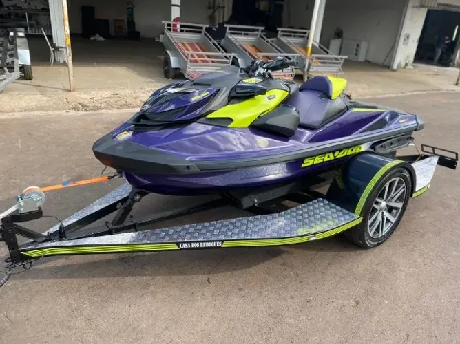 Carretinha para Jet Ski linha boleada reforçada