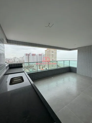 Apartamento Vista Mar em Praia Grande para Venda 2 Quartos sendo 1 Suíte