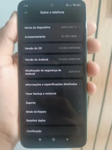 Vendo Celular Xiaomi Redmi note 12 (700 Reais)