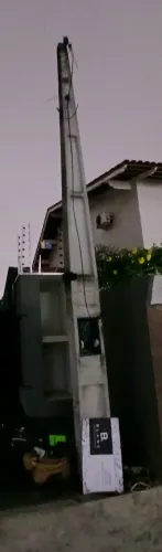 Poste padrão residencial de concreto
