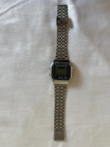 Relógio Casio Vintage A158W Original - Prateado Retro (Unissex)