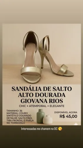 Salto fino dourado