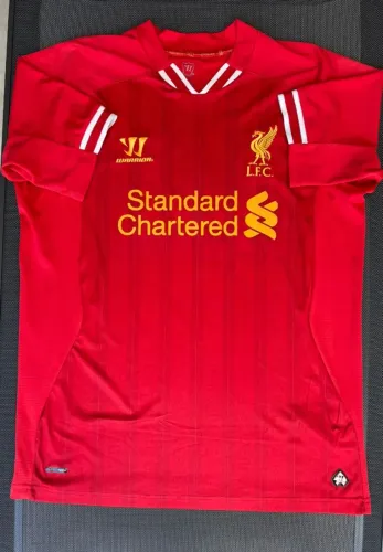camisa liverpool warrior 2013-14 gerrard 8