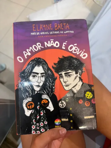 Livro o amor não é óbvio