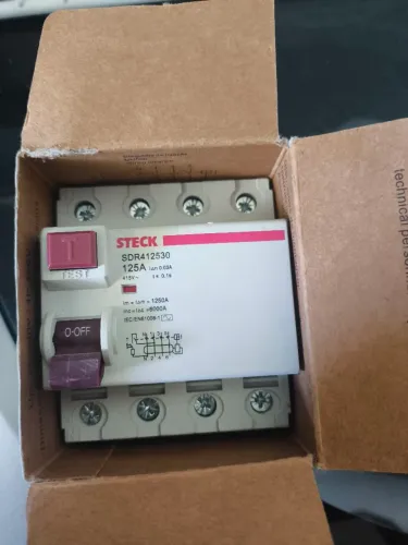 Disjuntor Interruptor diferencial 4P 125A 30MA