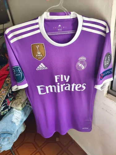 Camisa do real Madrid 2017 roxa CR7