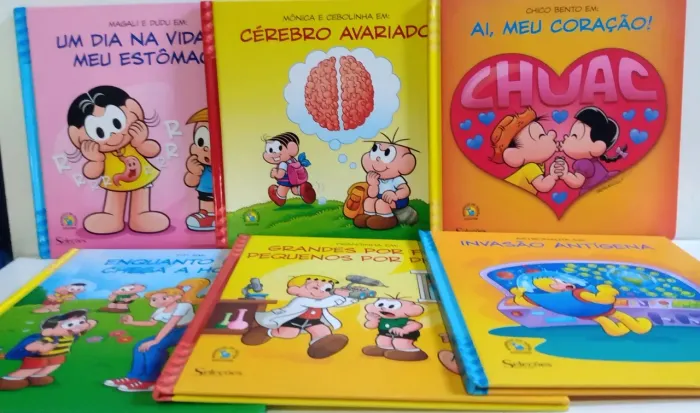 Livros Infantis - Turma Da Mônica e o Corpo Humano - 6 Vol 